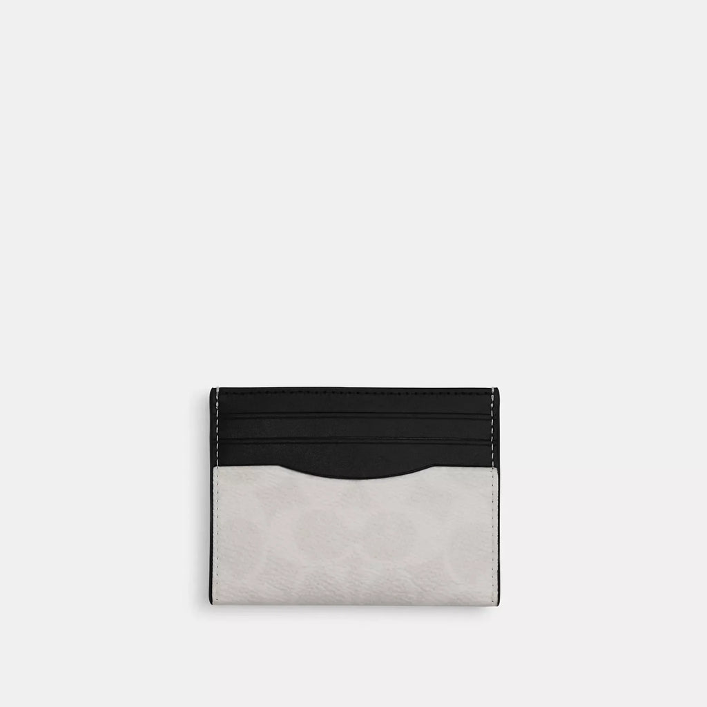 Coach Outlet Slim Id Card Case In Signature Canvas